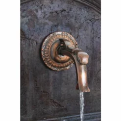 H104cm Almeria Concrete Trough Water Feature with Classic Spout | Indoor/Outdoor Use by Ambienté -Polyresin Water Features Sales Shop WF8576 add image 4 e7e8