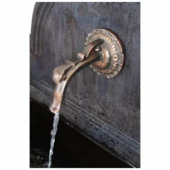 H104cm Almeria Concrete Trough Water Feature with Classic Spout | Indoor/Outdoor Use by Ambienté -Polyresin Water Features Sales Shop WF8576 add image 5 df72