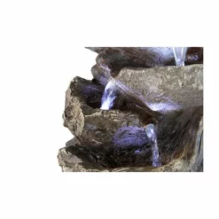 H28cm Hayal 3-Tier Cascading Tabletop Water Feature with Lights | Indoor Use by Ambienté -Polyresin Water Features Sales Shop WF9290 add image 3 b4f6