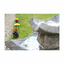 H62cm Pavillion Solar Bird Bath Water Feature by Solaray -Polyresin Water Features Sales Shop WF9300 add image 2 8234