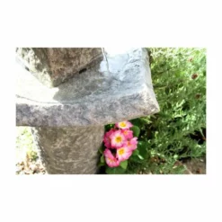 H62cm Pavillion Solar Bird Bath Water Feature by Solaray -Polyresin Water Features Sales Shop WF9300 add image 3 33a0