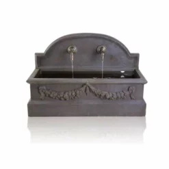 H100cm Sao Jorge Concrete Trough Water Feature with Classical Spouts by Ambienté -Polyresin Water Features Sales Shop WF9357 add image 1 0e27