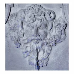 H83cm Zeus Lead Finish Wall Fountain by Ambienté -Polyresin Water Features Sales Shop WF9646 add image 4 fd2f