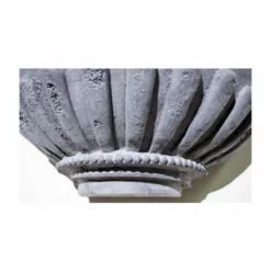 H83cm Zeus Lead Finish Wall Fountain by Ambienté -Polyresin Water Features Sales Shop WF9646 add image 8 df80