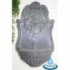 H83cm Zeus Lead Finish Wall Fountain by Ambienté