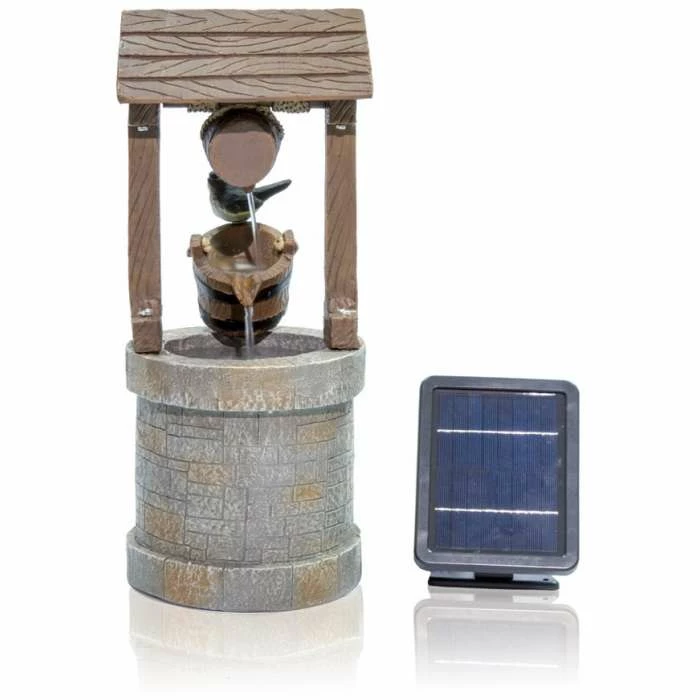 H50cm Wishing Well Solar Water Feature by Solaray 3 H50cm Wishing Well Solar Water Feature by Solaray - Image 3