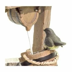 H50cm Wishing Well Solar Water Feature by Solaray 15 H50cm Wishing Well Solar Water Feature by Solaray -Polyresin Water Features Sales Shop WF9725 add image 4 0153