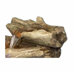 H51cm Nebraska Falls 4-Tier Log Cascade Water Feature with Lights by Ambienté -Polyresin Water Features Sales Shop WF9798 add image 1 7af7
