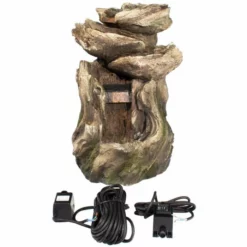 H56cm Cherokee Falls 3-Tier Cascading Water Feature with Lights - by Ambienté -Polyresin Water Features Sales Shop WF9799 add image 6 2ec2
