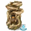 H56cm Cherokee Falls 3-Tier Cascading Water Feature with Lights - by Ambienté