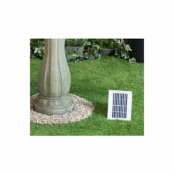 H112cm Antique Imperial Round-Tiered Solar Water Fountain with Lights by Solaray -Polyresin Water Features Sales Shop WF9889 add image 2 08aa