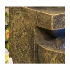 H48cm Kendal 3-Tier Cascading Water Feature with Lights | Indoor/Outdoor Use by Ambienté -Polyresin Water Features Sales Shop WF9897 add image 2 6922